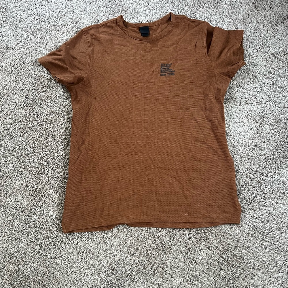 H&M brown t shirt